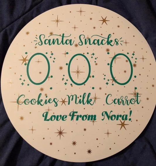Santa Snack Board
