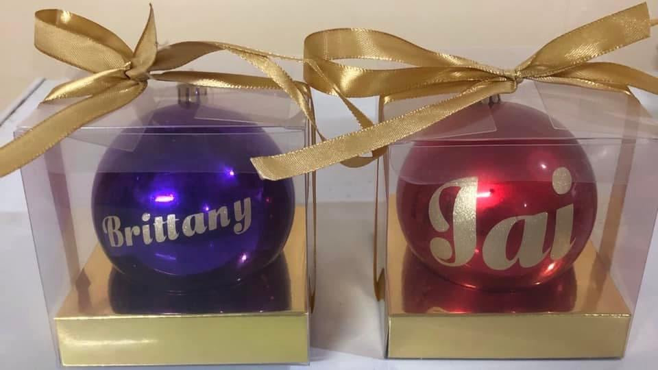 Personalised Christmas Bauble